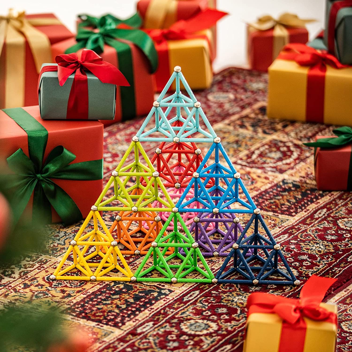 Amazon.com: Funifinds 220PCS Magnetic Building Sticks Blocks